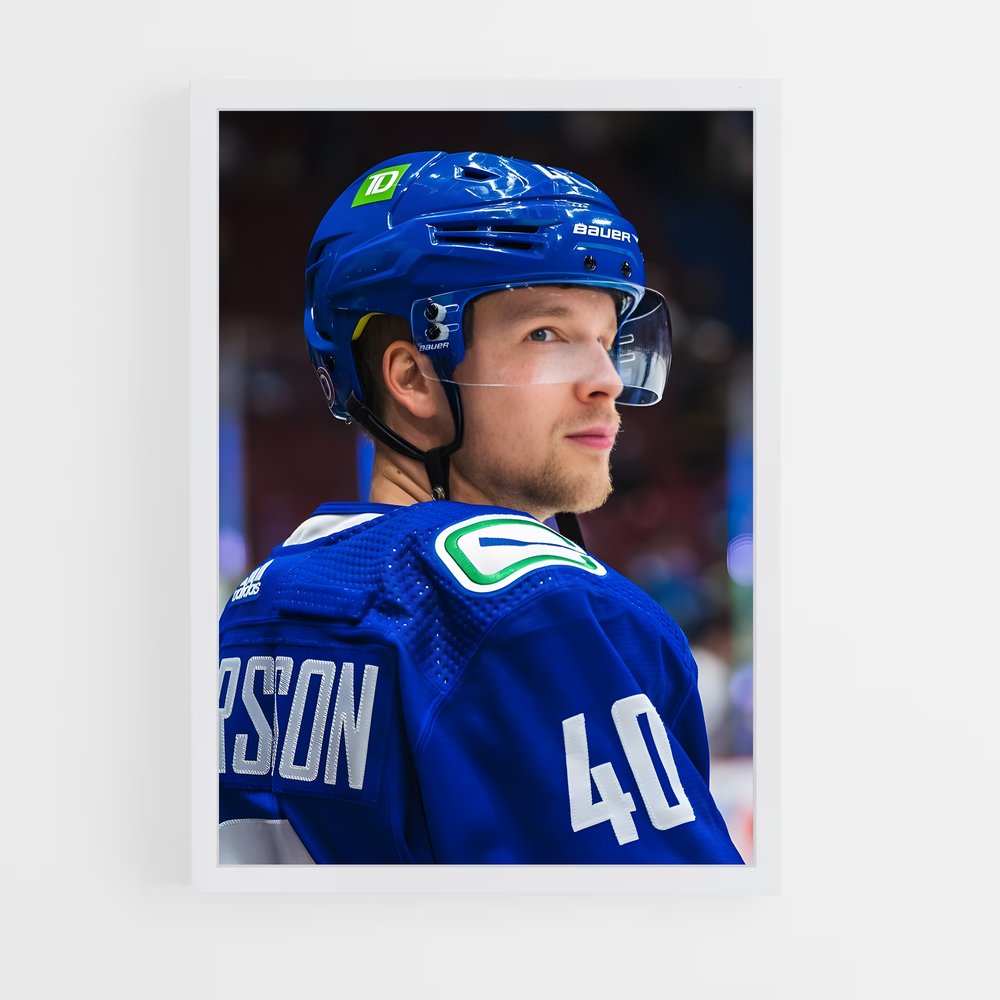 Poster Elias de pettersson – affiche Hockey sur glace (vue 3)